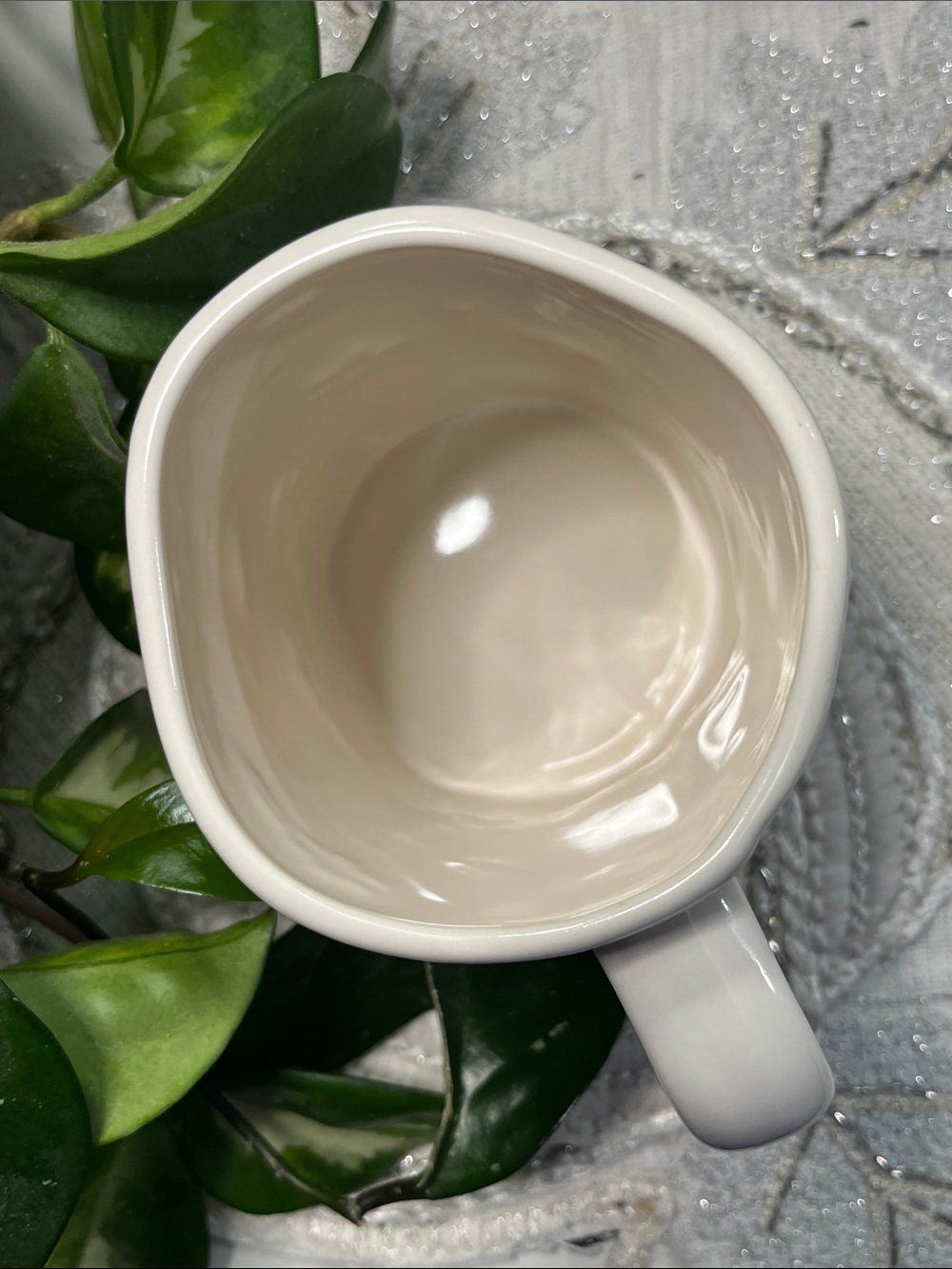 Rae Dunn Artisian Collection “Blessed” Embossed Floral Ceramic Coffee Mug - Picture 5 of 6